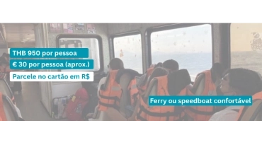 Barco de Phi Phi para Phuket (Ferry ou lancha)